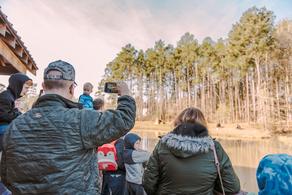 discovery day attendees by water